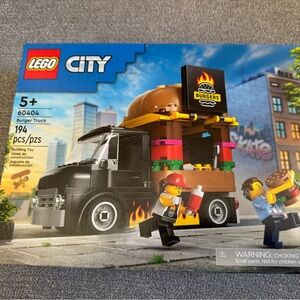 Lego Burger Truck with a Bonus Lego Windmill set